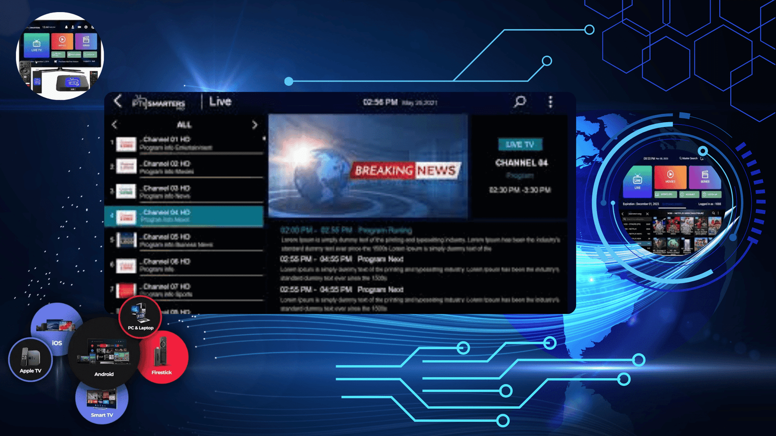 codes IPTV